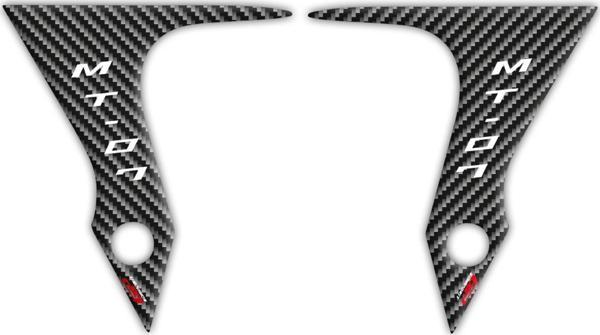 GP Kompozit Yamaha MT-07 2014-2017 Uyumlu Çamurluk Pad Seti Karbon - Image 1