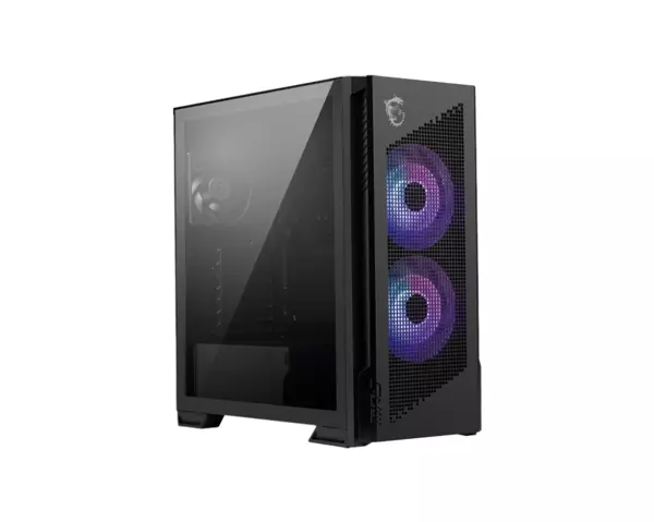 MSI MPG VELOX 300R Airflow PZ Black 3x ARGB Fan USB 3.2 ATX Tower Gaming (Oyuncu) Kasa - Image 1