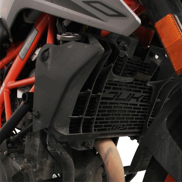 GP Kompozit KTM Duke 250 / 390 2017-2023 Uyumlu Radyatör Koruma Siyah - Image 1