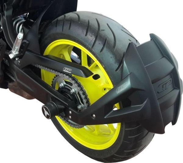 GP Kompozit Yamaha MT-07 2014-2023 Uyumlu Arka Çamur Sıyırıcı Siyah - Image 1