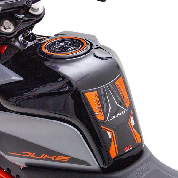 GP Kompozit KTM Duke 390 2017-2023 Uyumlu Tank Pad Turuncu - Image 1