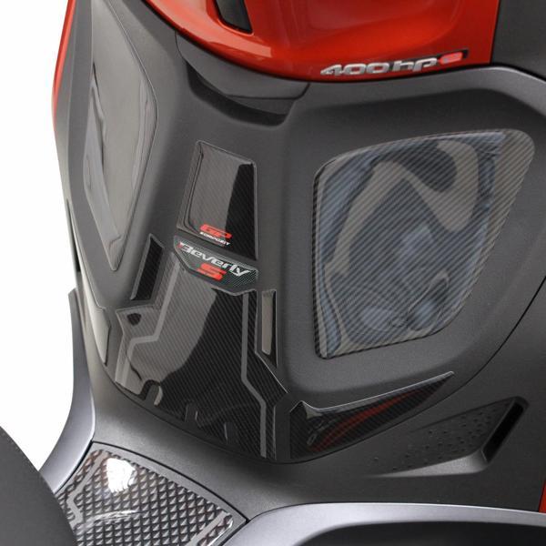 GP Kompozit Piaggio Beverly 400 S 2021-2023 Uyumlu Tank Pad Seti Karbon - Image 1