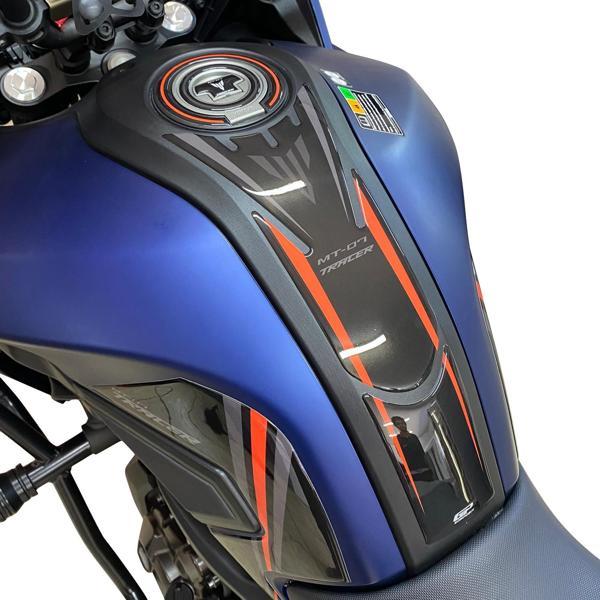GP Kompozit Yamaha MT-07 Tracer 2016-2019 Uyumlu Tank Pad Seti Kırmızı - Image 1