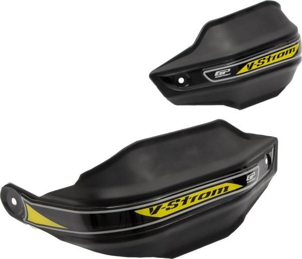 GP Kompozit Suzuki V-Strom 250 2017-2023 Uyumlu Plastik Elcik Koruma Siyah - Image 1