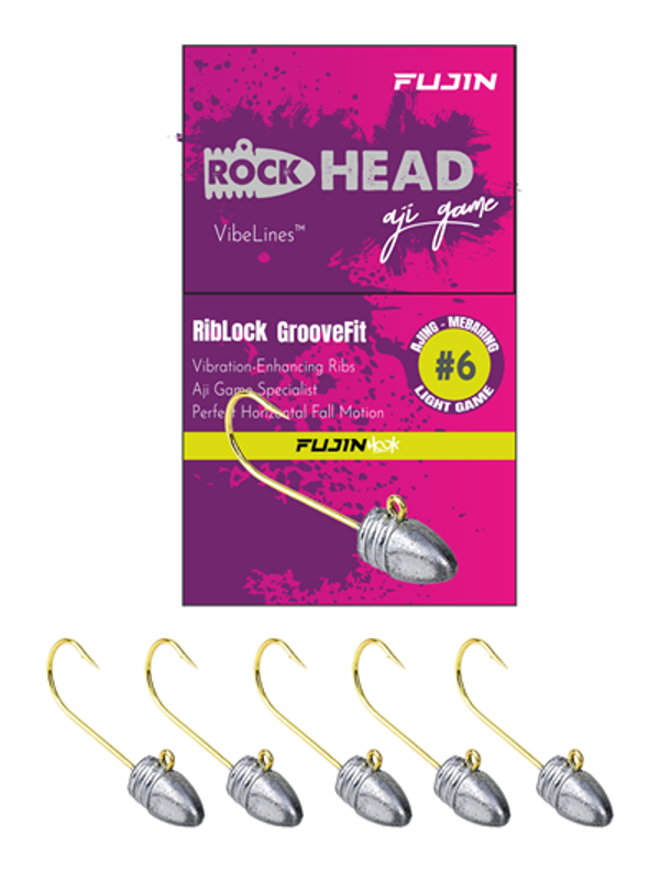 Fujin Rock-Head Aji Game 6 no İğneli Jig Head 1.5gr - Image 1