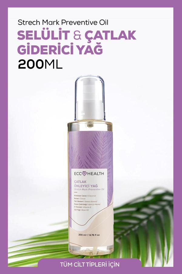 Ecc Health Sıkılaştırıcı Ve Selülit & Çatlak Giderici Yağ 200 Ml | Hamilelik Ve Sonrası 200 Ml - Image 1