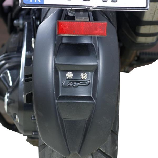 GP Kompozit Triumph Tiger 1200 2014-2020 Uyumlu Arka Çamur Sıyırıcı Siyah - Image 1