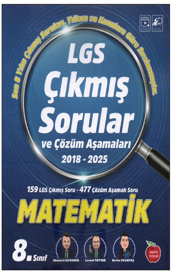 Newton 8. Sınıf Çıkmış Sorular Matematik (2018-2025) - Newton Yayınları - Image 1