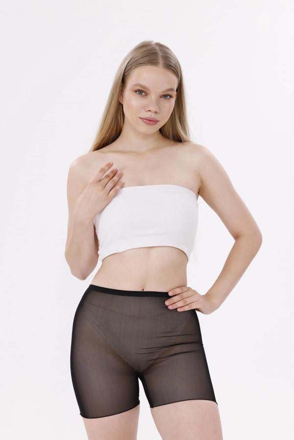 Freshness 0024 Lazer Kesim Tül Boxer Korse - Image 1