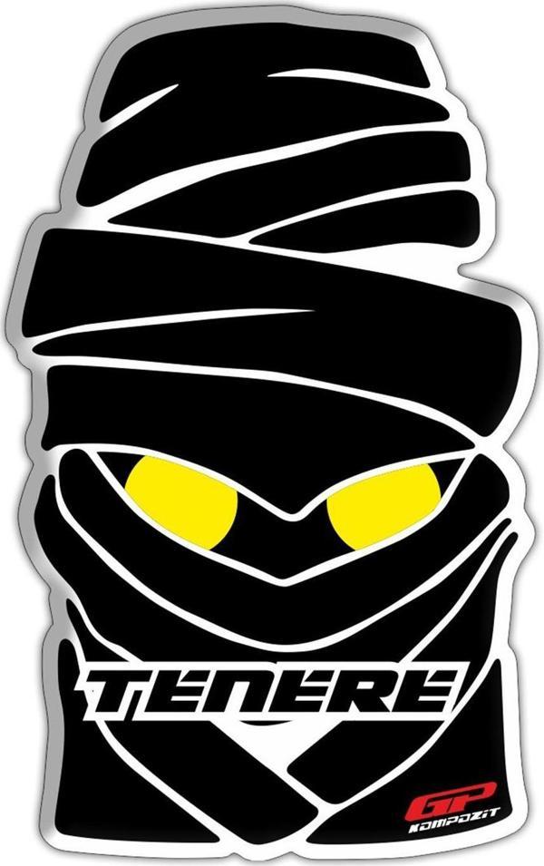 GP Kompozit Yamaha Tenere 700 / 1200 2011-2023 Uyumlu Tank Pad Siyah-Sarı - Image 1