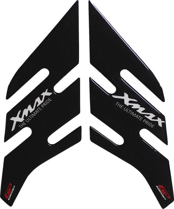 GP Kompozit Yamaha XMAX 250 / 400 2014-2017 Uyumlu Yan Pad Seti Siyah - Image 1