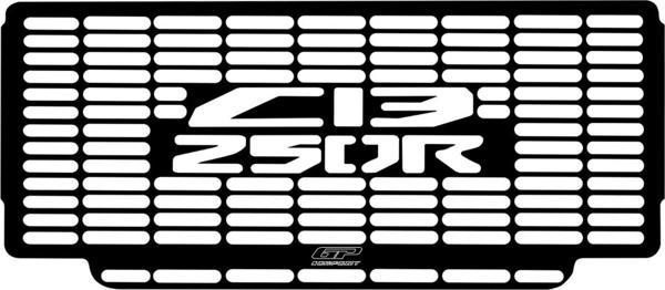 GP Kompozit Honda CB250R 2018-2023 Uyumlu Radyatör Koruma Siyah - Image 1