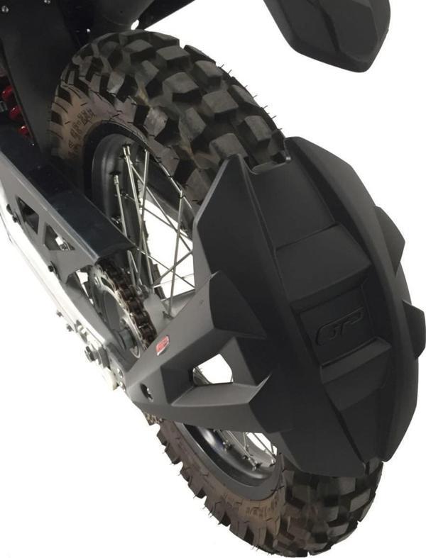 GP Kompozit Honda CRF250L / CRF250 Rally 2013-2023 Uyumlu Arka Çamur Sıyırıcı Siyah - Image 1