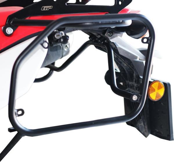 GP Kompozit Honda CRF250L / CRF250 Rally 2017-2020 Uyumlu Yan Çanta Demiri Siyah - Image 1