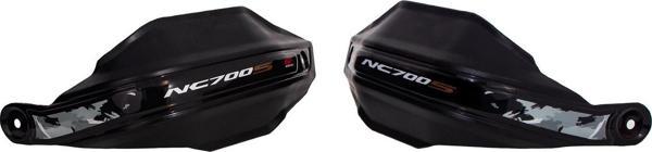 GP Kompozit Honda NC 700 S 2012-2023 Uyumlu Plastik Elcik Koruma Siyah - Image 1