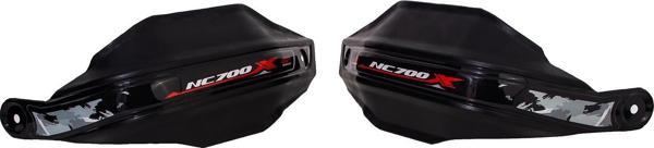 GP Kompozit Honda NC 700 X 2012-2023 Uyumlu Plastik Elcik Koruma Siyah - Image 1