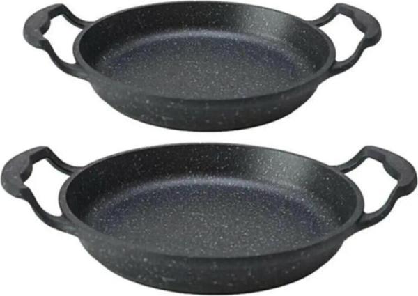 Altınbaşak Eda Döküm Granit Sahan Seti 16 Cm Ve 18 Cm - Image 1