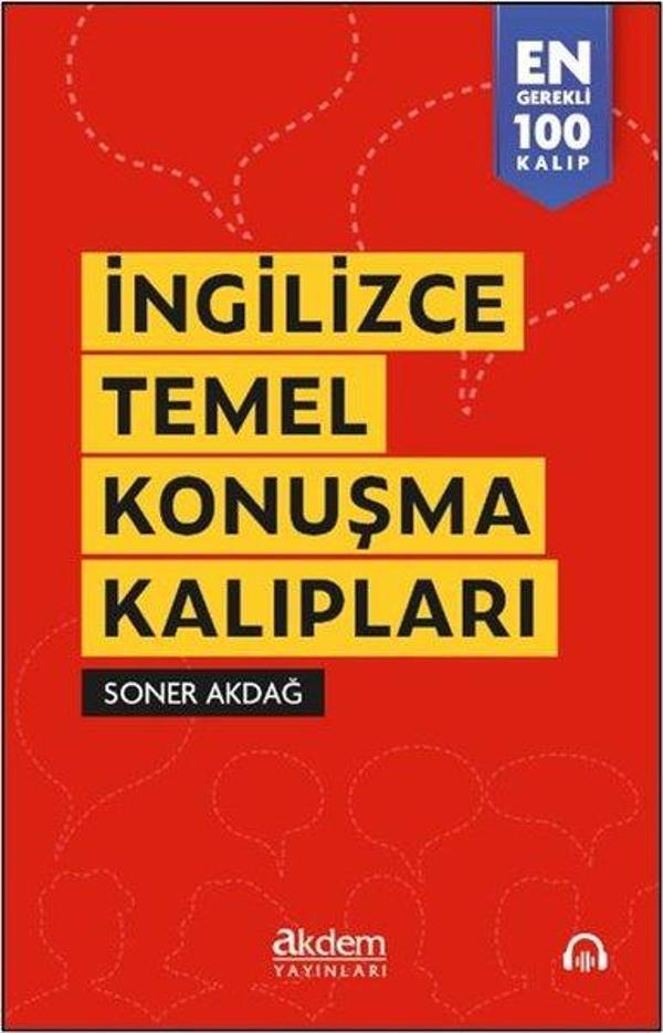İngilizce Temel Konuşma Kalıpları - En Gerekli 100 Kalıp - Akdem Yayınları - Image 1