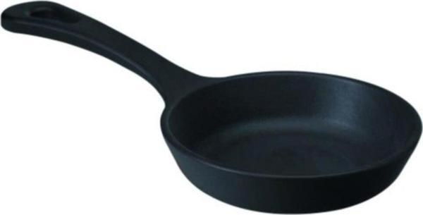 Lava Döküm Yuvarlak Kızartma Tavası Yekpare Saplı. Çap(Ø)12 Cm - Image 1