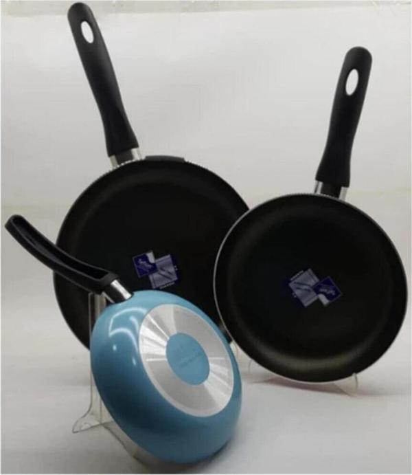 Mehtap 3'Lü Tava Seti 18 + 22 + 26 Cm Turkuaz - Image 1