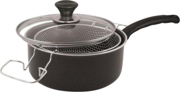 Mehtap Onyx Teflon Kızartma Tenceresi Kapaklı 22 Cm - Image 1