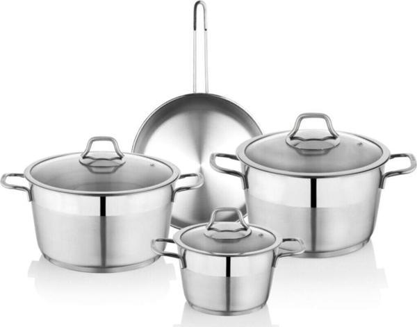 Schafer Vals 7 Parça Çelik Tencere Seti Inox - Image 1