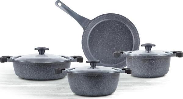 Thermoad Alüminyum Granit Döküm Graneu Model 7 Parça Set - Image 1