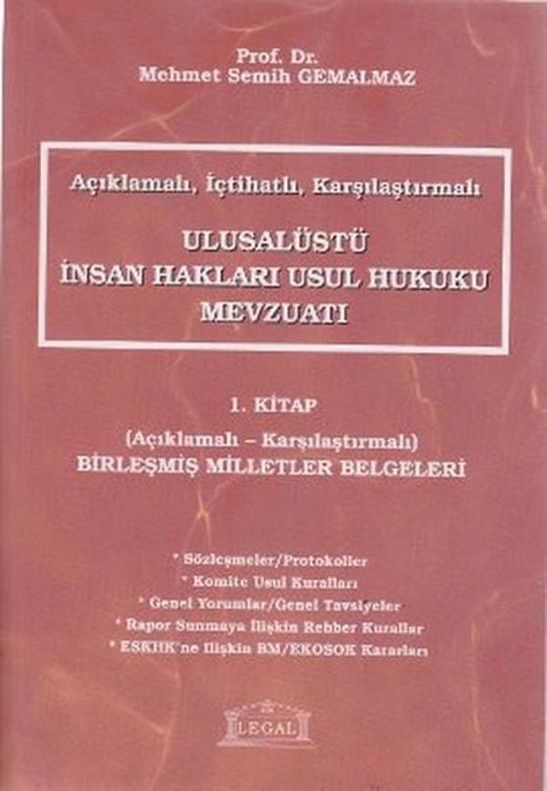 Açıklamalı İçtihatlı Karşılaştırmalı Ulusalüstü İnsan Hakları Usul Hukuku Mevzuatı 1. Kitap - Legal - Image 1