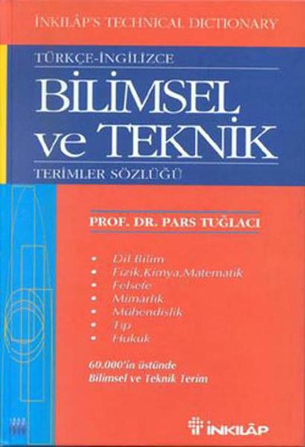 Bilimsel ve Teknik Terimler Sözlüğü Türkçe-İngilizce - İnkılap Kitabevi Yayınevi - Image 1