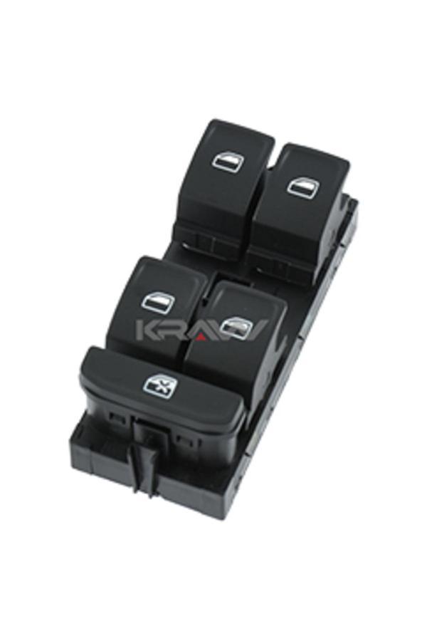 Mcar Cam Anahtarı Sol Dortlu Vw.Polo -Ibıza -Leon -Ateca -Arona (Kırmızı Isık) Nurpar-418D - Image 1