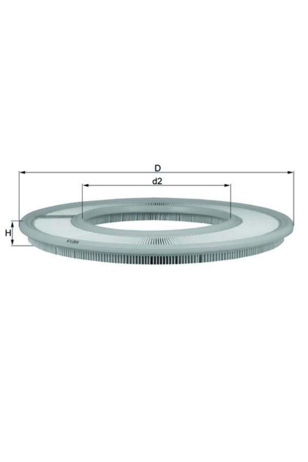Özçelikler Hava Fıltresı Mercedes M102 W123 S123 W124 S124 A0020941604 - Image 1