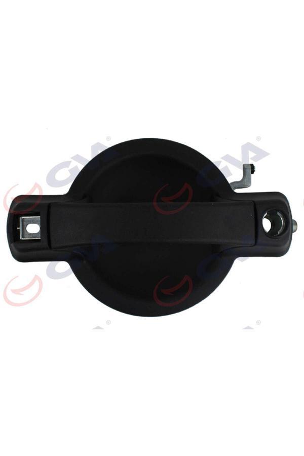 Gva Techmrt Dış Kapı Kolu Ön Sol Anahtar Delikli Siyah Desenli (212425) Doblo 00-09 Uyumlu - Image 1