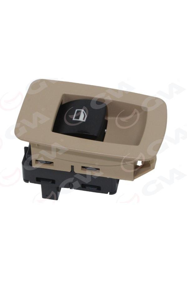 Gva Cam Açma Anahtarı Tekli Bej 4 Fişli Bmw E60 E83 Uyumlu - Image 1
