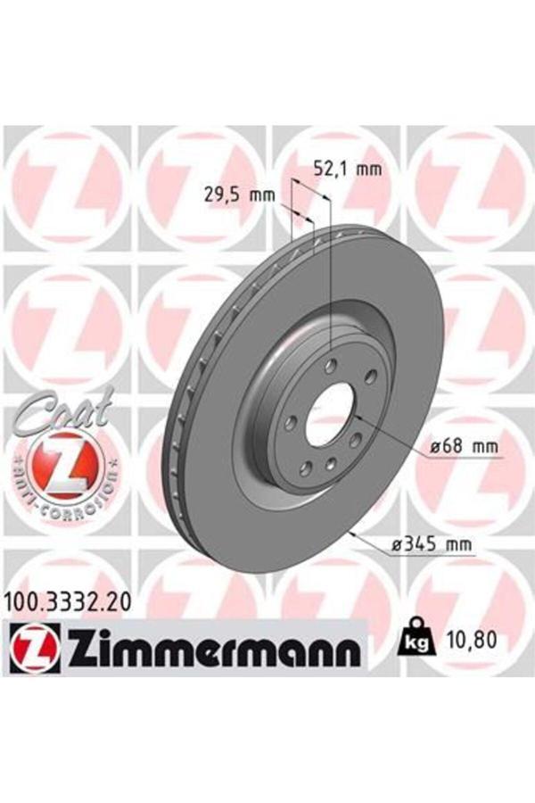 Zimmermann Ön Fren Aynası Havalı Q5 2.0 Tfsı/2.0 Tdı/3.0 Tdı/3.2 Fsı 08- A5 S5 Quattro 07- A4 S4 Quattro 0 - Image 1
