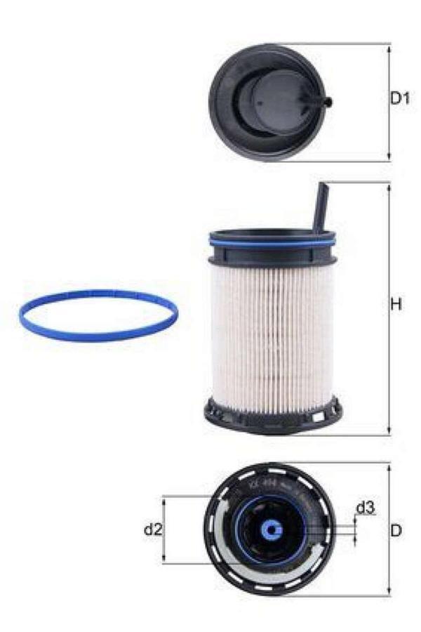 Mahle Yakıt Filtresi Q7-A6 2013 2.0-3.0 Tdı Cvmd-Cnha-Czja-Ddda-Ddea-Cuea Almla - Image 1