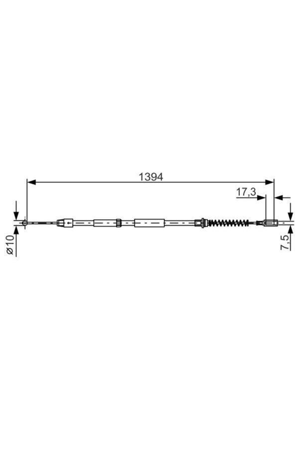 Bosch Fren Halatı Arka Mercedes Sprınter B906 . Vw Crafter 30-35-50 - Image 1