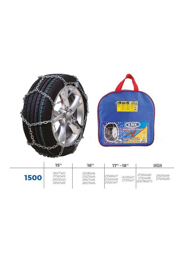Knk Patinaj Zinciri 4X4 Jeep - Minibüs Ve Hafif Tic.Araç Zincir Ebatları İçin Resime Bakınız - Image 1