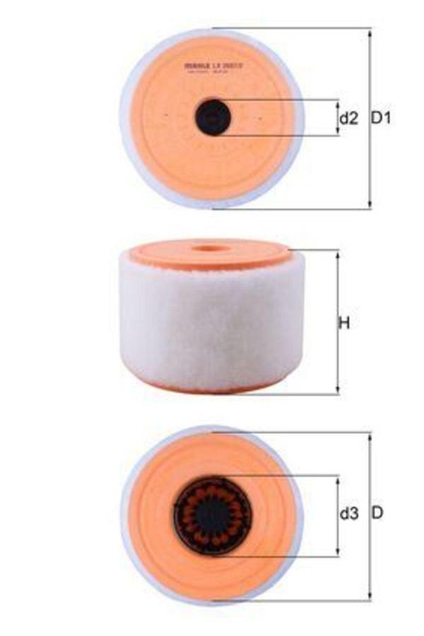 Mahle Hava Filtresi A6 2.0 Tfsı-Tdı 2011 > - Image 1