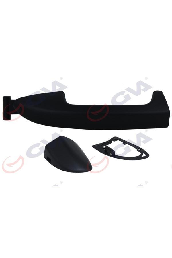 Gva Nrtmsa Dış Kapı Kolu Kapaklı Sensör Deliksiz Ön-Arka Sol Siyah Astarlı (232651) Passat 06-10 Uyumlu - Image 1