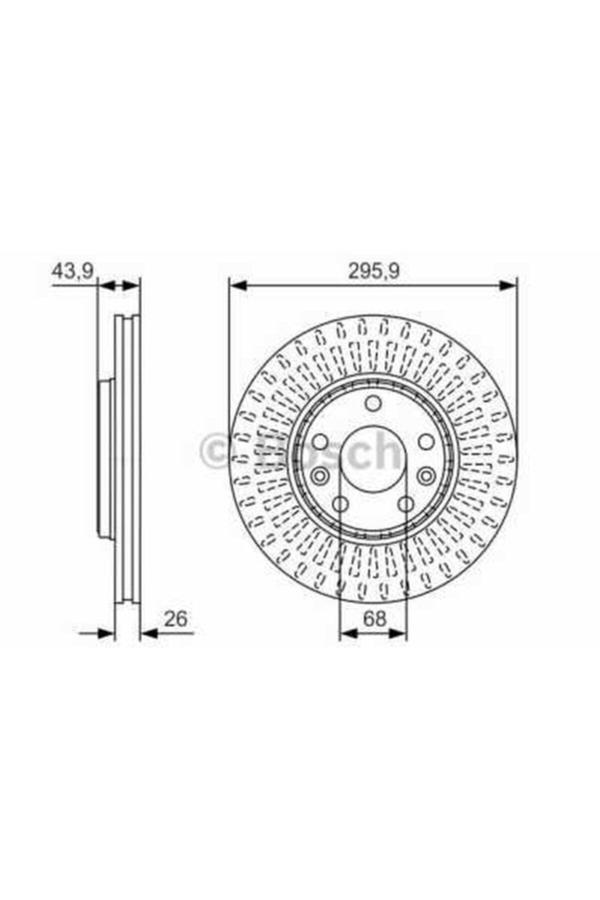 Bosch On Fren Aynasi Laguna Iii-Latitude (29626-23,4Mm)-02060002R, 402067023R, 402066813R, - Image 1