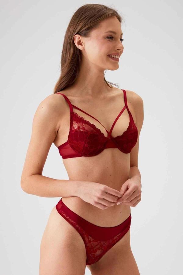 ROBİNETTA BALENLİ DESTEKSİZ BRALET SÜTYEN KADIN TAK - Image 1