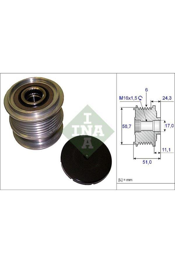 İna Alternatör Kasnağı Volvo S60 10 > S80 10 > V60 10 > V70 09 > Xc60 08-17 Mondeo Smax - Image 1