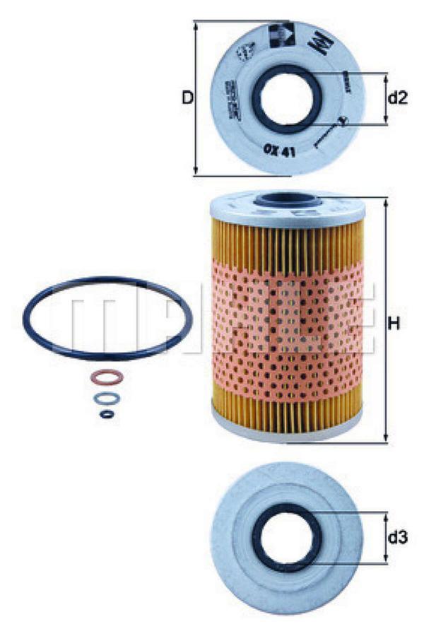 Mahle Yag Fıltresı Bmw M30 S38 B35 M5 E12 E24 E28 E32 E34 11429063138 - Image 1