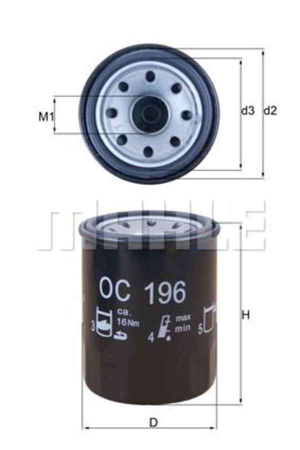 Özçelikler Yağ Filtresi Honda Civic 01 Crv 01 Jazz 03 City 03 Accord 03 Civic 1.5 115 Crv 1 - Image 1