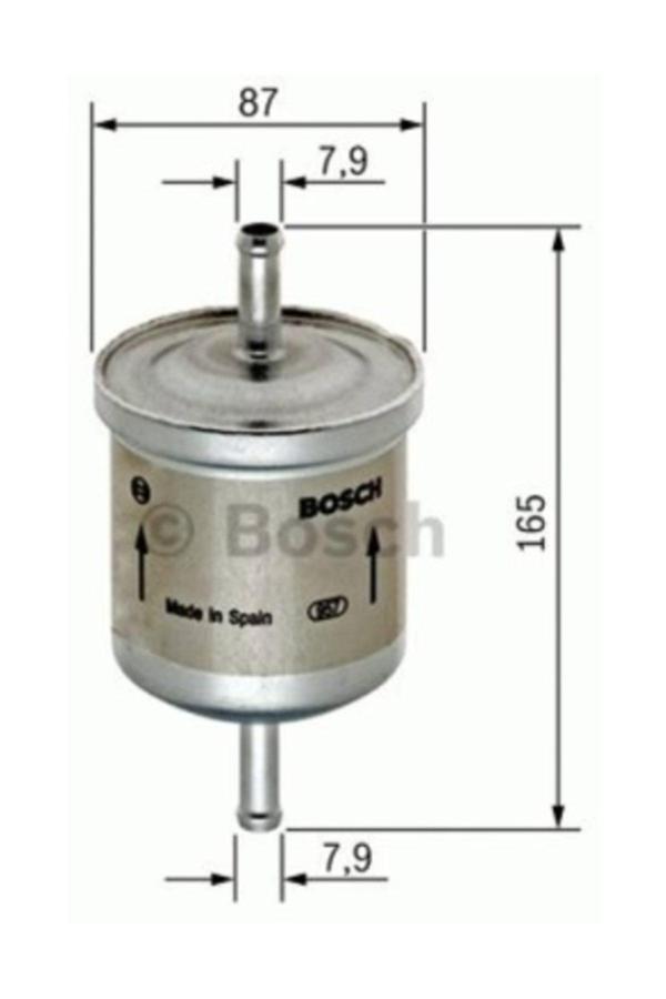 Bosch Benzin Filtresi Volvo S40 - S80 - V40-0620512, 306205120, 30620512, - Image 1