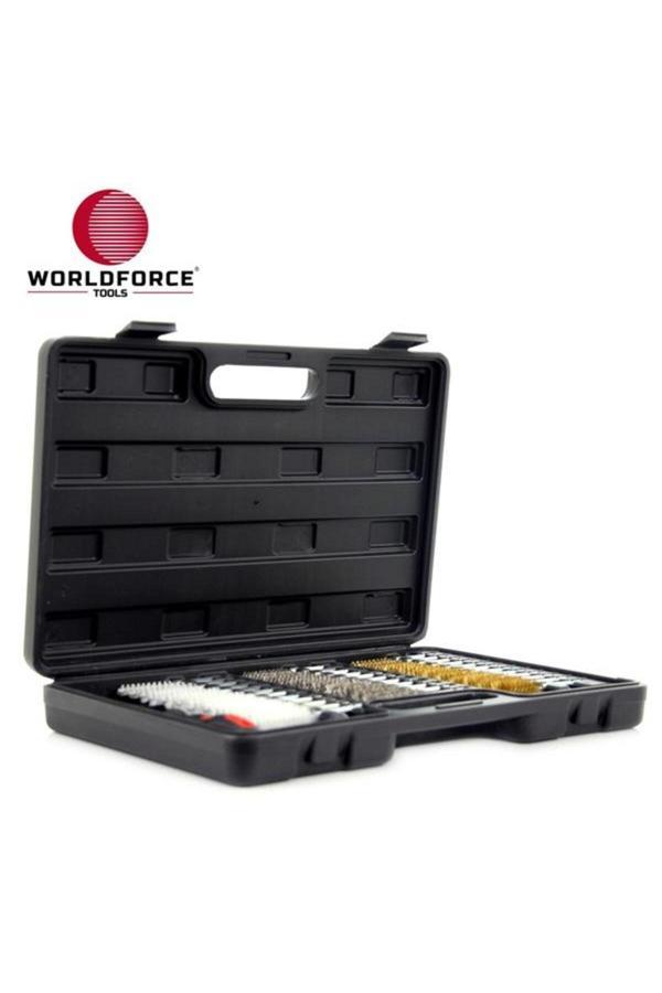 Worldforce Enjektör Kanal Temizleme Fırça Seti 38 Parça Garaj Ekipmanları Hırdavat - Image 1