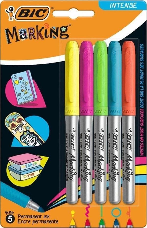 Bic Marking Intense 5mp#039li Kalem - Image 1