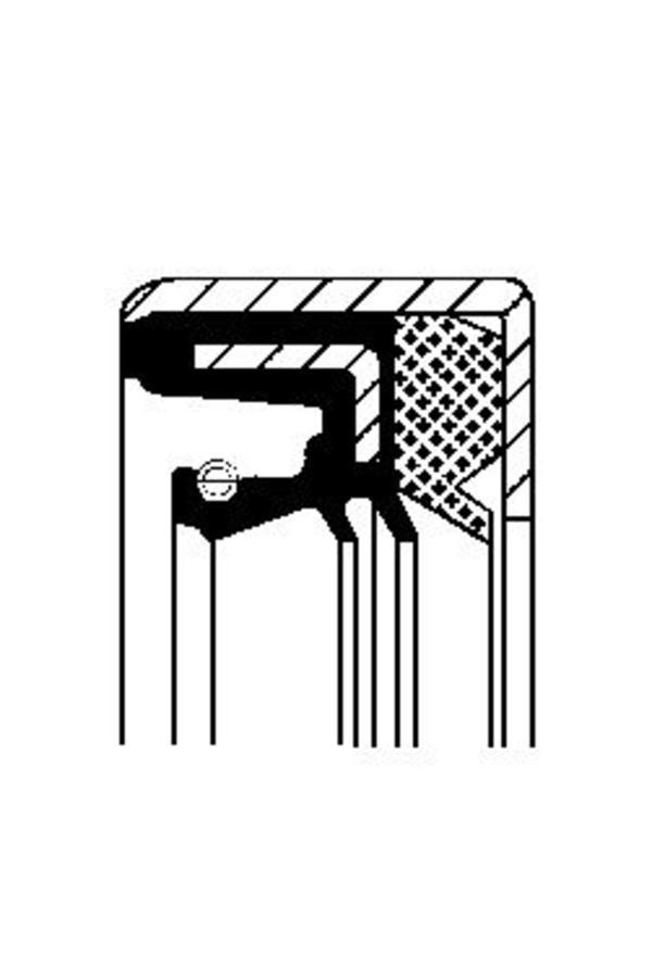 Corteco Yag Kecesı Porya Arka Aks - Iveco / Man / Mercedes-Benz / Renault - Magnum - Mıdlum - Premıum / Vol - Image 1