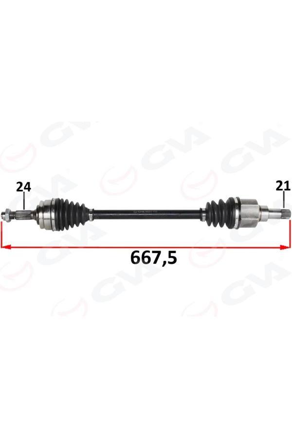 Gva Komple Aks Ön Sol Psa 301 1.2 Vtı M-T 12- - Image 1
