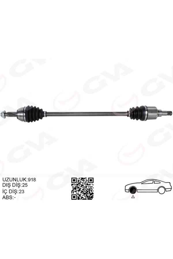 Gva Ön Aks Komple Sağ Ford Yenı Courıer 17> 1.5-1.6 Tdcı -1.0 Ecoboost - Image 1
